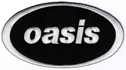 Oasis stoffen opstrijk patch embleem #1, Verzamelen, Muziek, Artiesten en Beroemdheden, Nieuw, Kleding, Verzenden