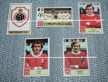 Panini / Football 1972 - 73 / Antwerp FC / 9 stickers beschikbaar voor biedingen