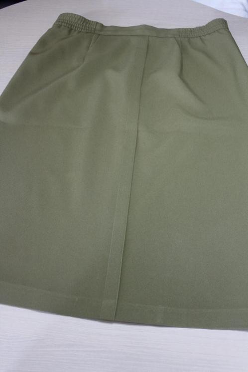 Kaki groene rok Penny maat 46, Kleding | Dames, Rokken, Zo goed als nieuw, Maat 46/48 (XL) of groter, Groen, Onder de knie, Ophalen of Verzenden