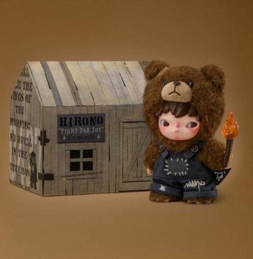 pop mart hirono fight for joy original (sealed), Kinderen en Baby's, Speelgoed | Knuffels en Pluche, Nieuw, Beer, Ophalen