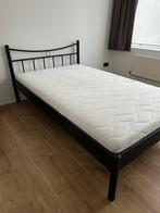 Auping bed met matras 1m20, Ophalen, Eenpersoons, Zwart, Zo goed als nieuw