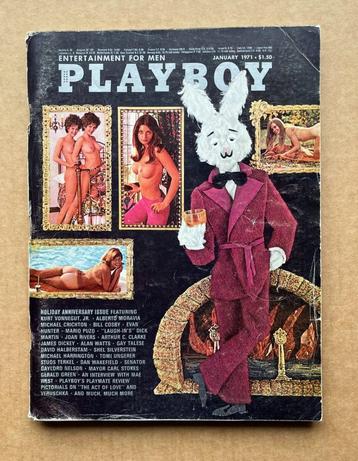 Playboy Magazine Janvier 1971 - Vol. 18 - No1 - VINTAGE ! beschikbaar voor biedingen