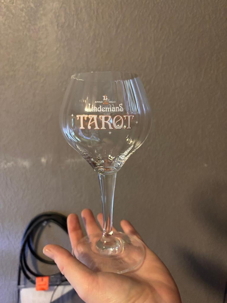 lindemans tarot glazen, Verzamelen, Ophalen, Zo goed als nieuw, Bierglas