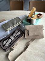 handtassen en schoenen, Handtassen en Accessoires, Tassen | Damestassen, Ophalen, Nieuw, Beige, Handtas