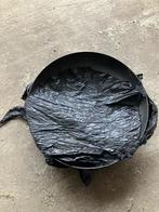 Vuurschaal 60CM cortenstaal met handvaten nooit gebruikt, Ophalen