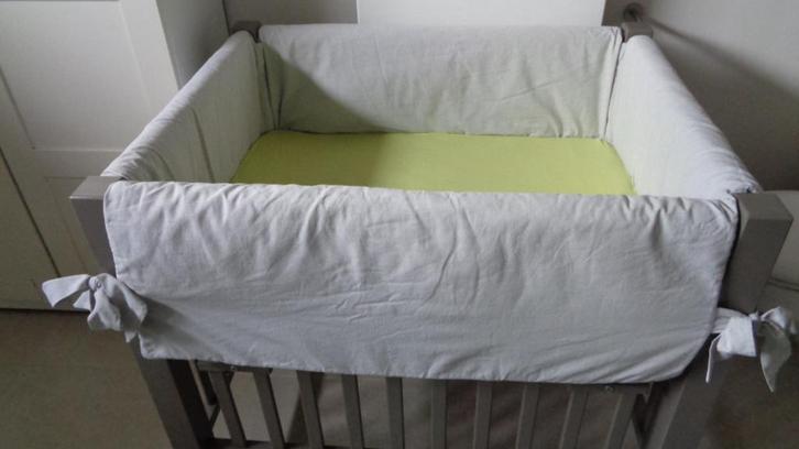 babypark Quax verstelbaar in hoogte + parkbekleding + matras, Kinderen en Baby's, Babyparken, Zo goed als nieuw, Rechthoekig, In hoogte verstelbaar