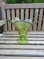 Grote groene schaal, Huis en Inrichting, Woonaccessoires | Schalen en Manden, Ophalen, Schaal, Overige vormen, Glas