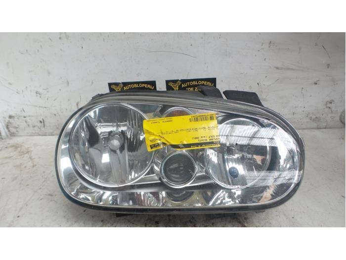 Koplamp rechts van een Volkswagen Golf, Auto-onderdelen, Verlichting, Volkswagen, Gebruikt, 3 maanden garantie, Ophalen of Verzenden