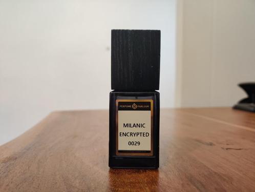 Perfume Parlour Milanic Encrypted 30ml Extrait - Armani, Handtassen en Accessoires, Uiterlijk | Parfum, Zo goed als nieuw, Verzenden