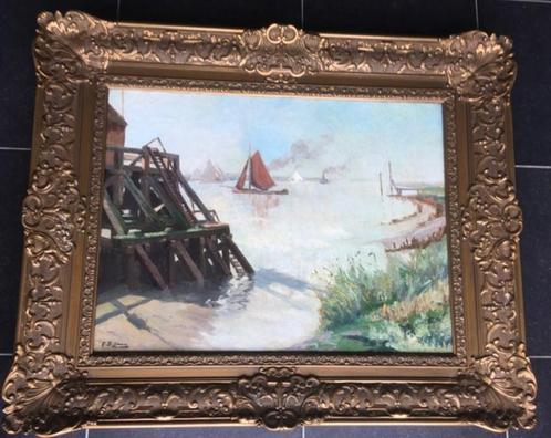 Schilderij van De Biemme Gaston, Antiek en Kunst, Kunst | Schilderijen | Klassiek, Ophalen
