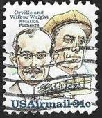 1 Postzegel USA 1978 Gebroeders Wright, Enlèvement ou Envoi, Affranchi, Amérique du Nord