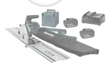 Makita DSP600 invalzaag op accu - complete set beschikbaar voor biedingen