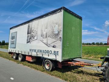 3 asser schamelwagen zeilenwagen landbouw aanhanger beschikbaar voor biedingen