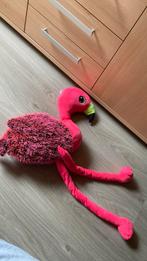 Lange flamingo knuffel, Kinderen en Baby's, Speelgoed | Knuffels en Pluche, Ophalen of Verzenden, Zo goed als nieuw