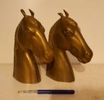 Messing paardenhoofden boekensteunen, Antiek en Kunst, Antiek | Brons en Koper, Ophalen of Verzenden