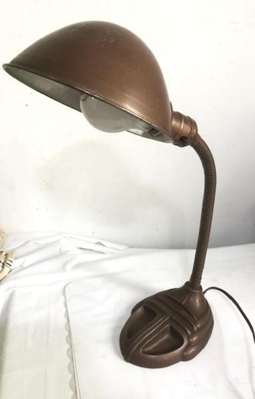Bureau Lamp Art Deco Erpe Rodale Industriëel😍😎👀🎁👌, Antiek en Kunst, Antiek | Verlichting, Ophalen of Verzenden