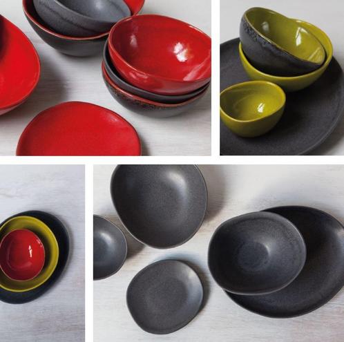 Nieuw mesapiu: Fijn aardewerk Miro in div. kleuren - Basalt, Huis en Inrichting, Keuken | Servies, Nieuw, Compleet servies, Overige stijlen