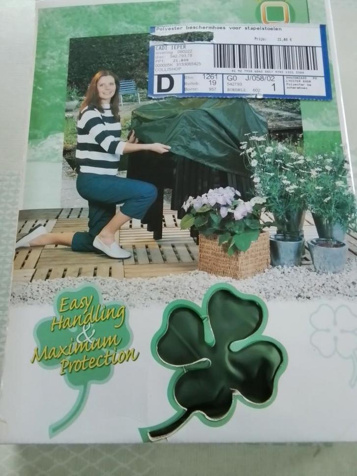 Housse de protection pour 6 chaises de jardin - Winza Produc, Jardin & Terrasse, Chaises de jardin, Utilisé, Synthétique, Enlèvement ou Envoi