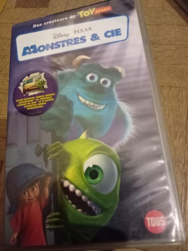 Cassette vhs monstres & cie, Enlèvement ou Envoi