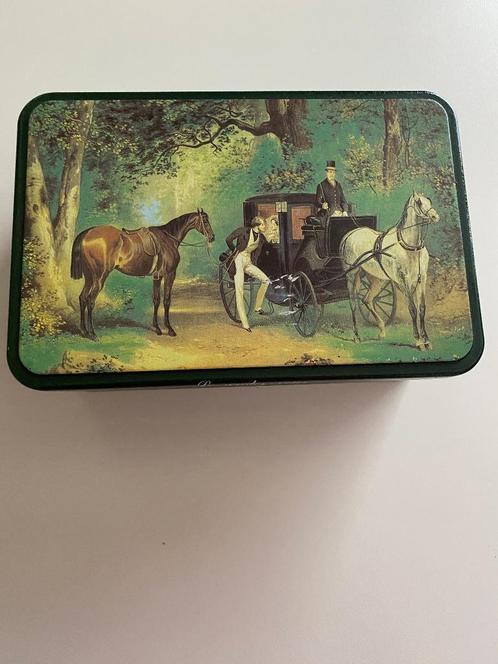 Vintage blikkendoos France Massilly, Verzamelen, Blikken, Gebruikt, Ophalen of Verzenden