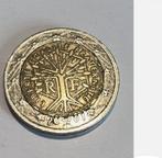 Moneta Da 2 Euro Francia Rara Errore Di Conio 2001, Postzegels en Munten, Ophalen, 2 euro