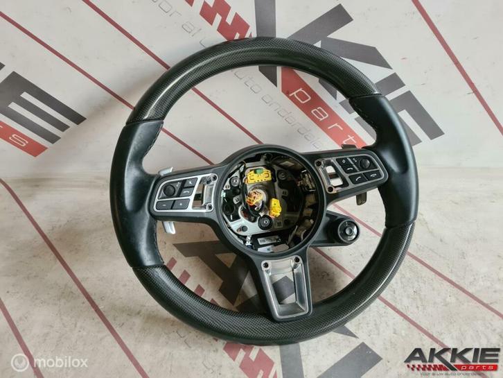 Porsche 971 panamera cayenne macan 9y carbon Stuurwiel, Auto-onderdelen, Besturing, Gebruikt, Ophalen of Verzenden
