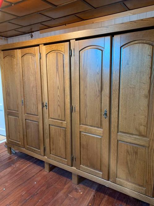 Prachtige ruime massief eikenhouten kledingkast, Huis en Inrichting, Slaapkamer | Complete slaapkamers, Zo goed als nieuw, Ophalen