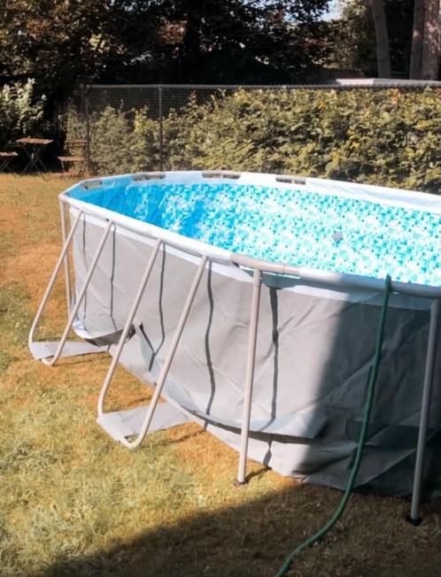 Zwembad Bestway 4.27m x 2.50m, Tuin en Terras, Zwembaden, Zo goed als nieuw, Opzetzwembad, 80 tot 120 cm, 400 cm of meer, 200 tot 300 cm
