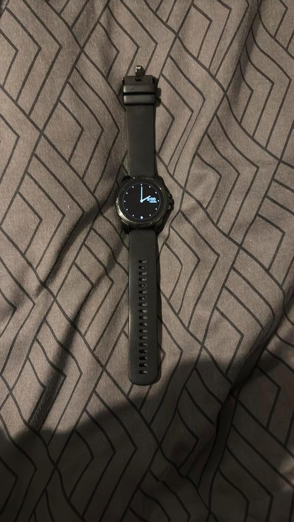 Fossil smartwatch 5E, Handtassen en Accessoires, Smartwatches, Gebruikt, Android, Zwart, Hartslag, Waterdicht, Ophalen