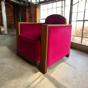 Vintage art deco eenzit / fauteuil / clubzetel  beschikbaar voor biedingen