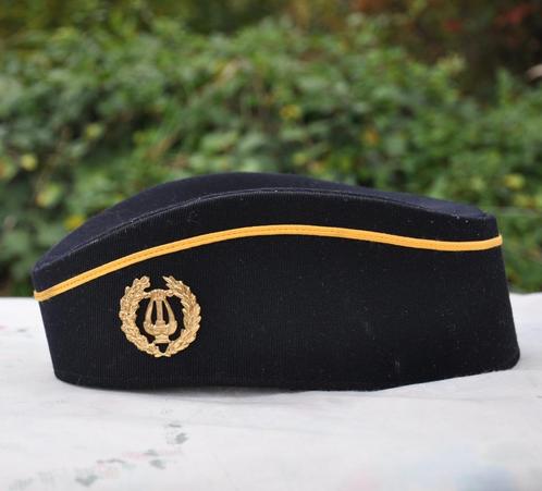 calot avec insigne musique militaire, Verzamelen, Militaria | Algemeen, Overige soorten, Helm of Baret, Ophalen of Verzenden