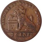 België 1 centime, 1901 in het Nederlands-'KONING DER BELGEN', Ophalen of Verzenden, Losse munt