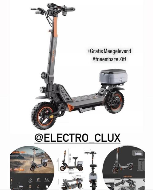 Krachtige Elektrische Scooter  1000w - 48v - 15Ah ️, Fietsen en Brommers, Steps, Nieuw, Ophalen of Verzenden