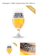 2 verres Omer Collector 4 en boite + "blonden os", Collections, Marques de bière, Comme neuf, Enlèvement ou Envoi