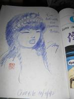 Dessin dédicacé de CH Jarry pour Costa 1 eo, Livres, Enlèvement ou Envoi