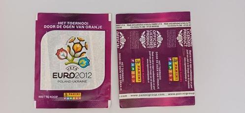10 gesloten Panini zakjes Euro 2012 (Het toernooi dr de ogen, Hobby en Vrije tijd, Stickers en Plaatjes, Nieuw, Sticker, Ophalen of Verzenden