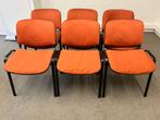 6 gratis stoelen: oranje roestkleur, Enlèvement, Cinq, Six Chaises ou plus, Utilisé, Autres couleurs