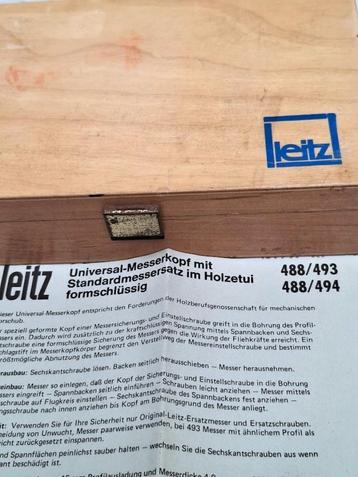 Freeskop Leitz R488N met set messen in houten koffertje beschikbaar voor biedingen