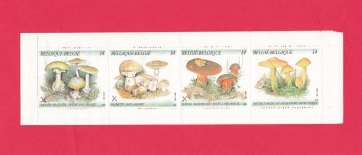Notitieboekje nr. 21 postfris - De champignons van 1991., Postzegels en Munten, Postzegels | Europa | België, Postfris, Orginele gom