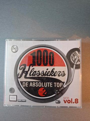 5cd box. 1000 klassiekers. Vol. 8 Radio 2. beschikbaar voor biedingen