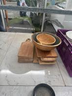 Houten planken / schalen, Ophalen