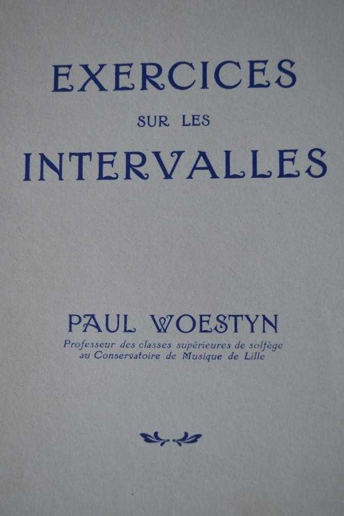 Intervaloefeningen van Paul Woestyn, Boeken, Muziek, Zo goed als nieuw, Ophalen of Verzenden