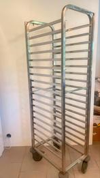 RVS Regaalkar / rolkar inox, Ophalen, Inox Meubilair