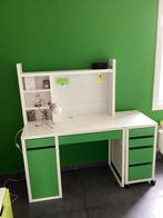 Ikea bureau voor de jeugd. Stoel, ladenblok en opzetstuk, Comme neuf, Enlèvement ou Envoi, Bureau