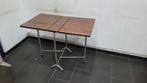antieke vintage formica tafelplant kleur bruin ann, Ophalen of Verzenden, Zo goed als nieuw