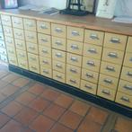 Meuble à tiroirs de métier / industriel, Nickel, Antiquités & Art, Enlèvement ou Envoi