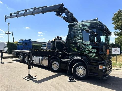 Scania R620 8x2 + CRANE HIAB 800 EP-5 HIPRO - RETARDER - LIF, Auto's, Vrachtwagens, Bedrijf, ABS, Elektrische buitenspiegels, Elektrische ramen