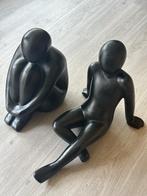 Nieuw int/ext zwart terrazzo Polyresin standbeeld - 90€/stuk, Ophalen, Nieuw, Mens