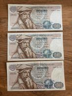 3x1000 Francs Mercator! Verschillende handtekeingen!, Postzegels en Munten, Ophalen of Verzenden
