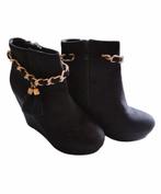 Bottine souriante noire compensée en nubuck.😆, Vêtements | Femmes, Enlèvement ou Envoi, Chaussures à haut talons, Comme neuf